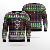 Clan Aikenhead Crest Tartan Christmas Ugly Sweater SN62 Aikenhead Crest Tartan Tartan Ugly Sweater